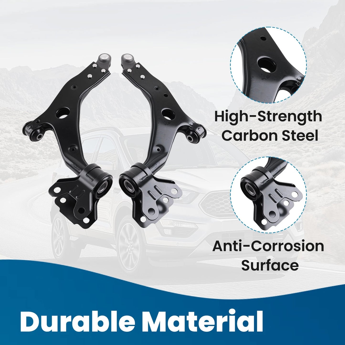 Lower Control Arms and Tie Rods Kit for 2013–2018 Ford Escape