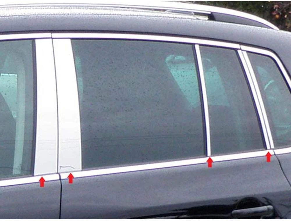 8pc. Luxury FX Chrome Pillar Post Trim For 2009-2017 Volkswagen Tiguan