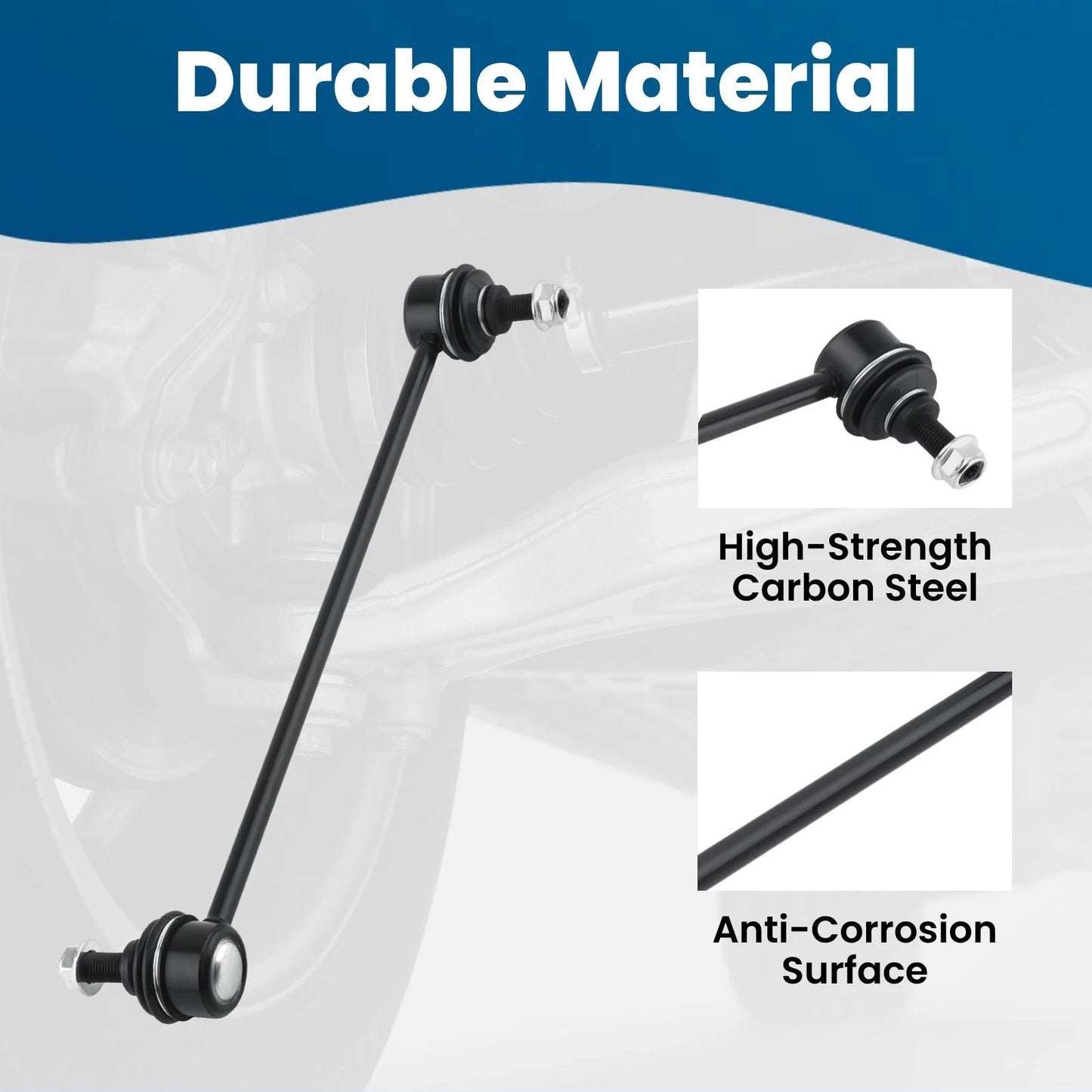 Front Sway Bar Link for Ford Escape, Toyota RAV4, Mazda 6, CX-5, CX-9 (2001–2020)