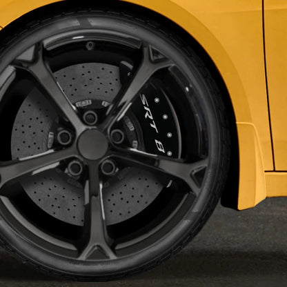 Black SRT8 Caliper Covers for 2012-2014 Chrysler 300 SRT8 by MGP