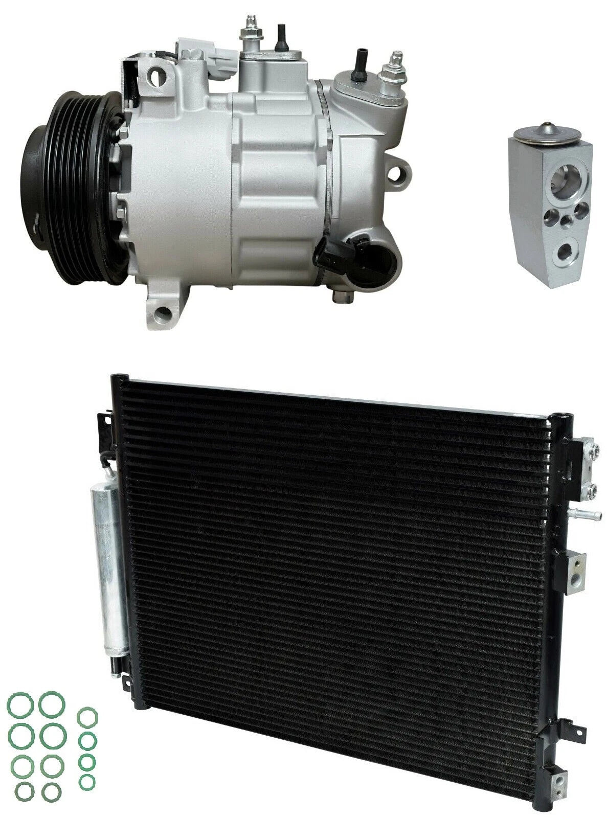 AC Compressor Kit With Condenser for Dodge Challenger 5.7L (2018–2019)