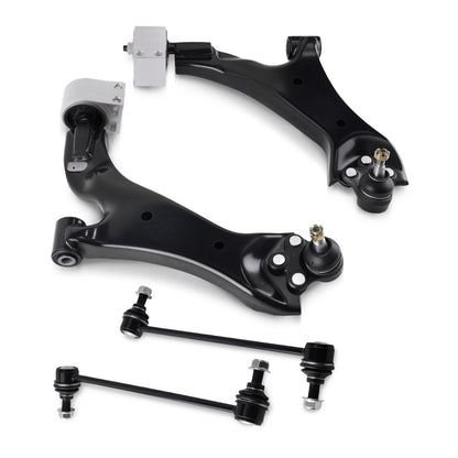 4× Front Lower Control Arms and Sway Bar Links for 2012–2015 Chevrolet Captiva Sport