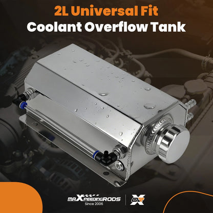 Coolant Radiator Expansion Overflow Tank for Universal Vehicles (2000–2000)
