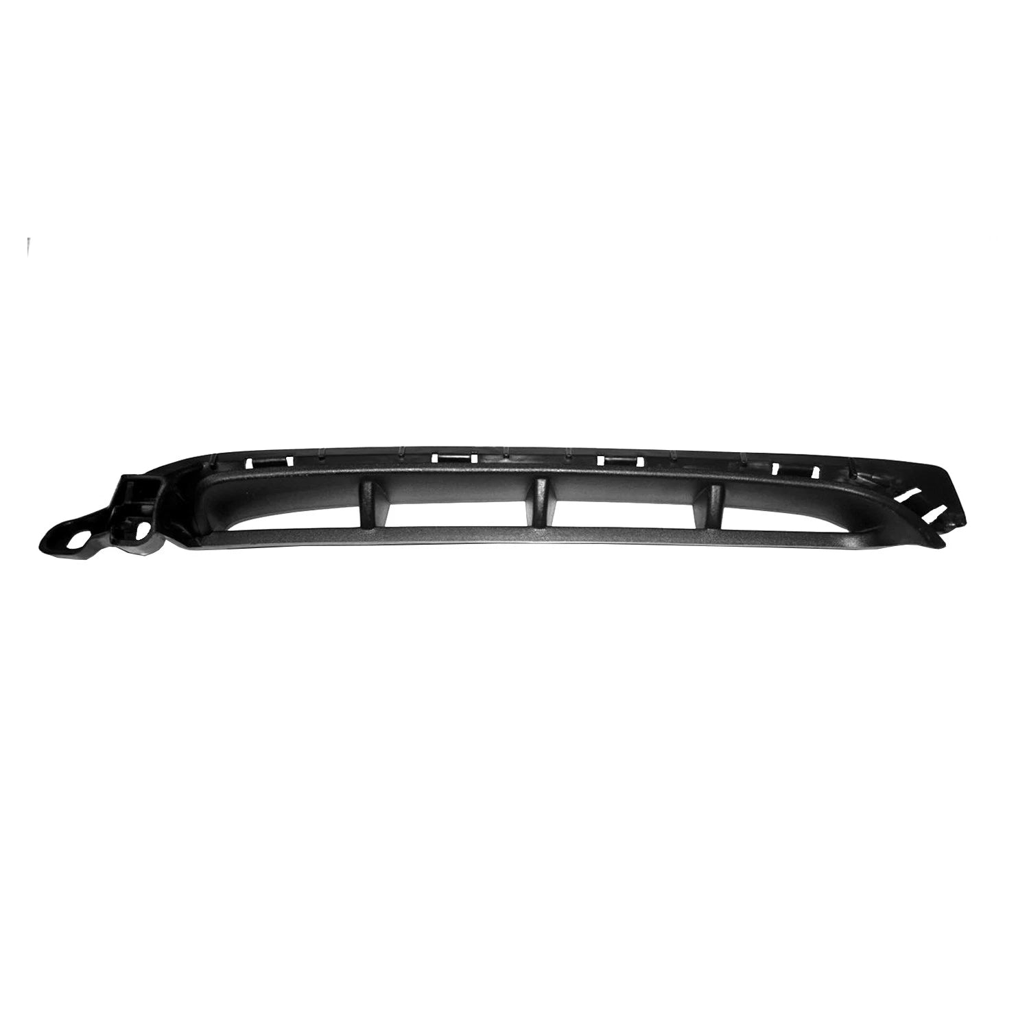 Replacement Black Polypropylene Front Driver Side Head Light Trim Molding