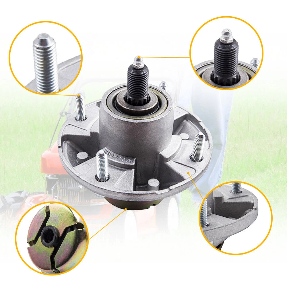 2 Pack Spindle Assembly for John Deere Deck (1998–2009)