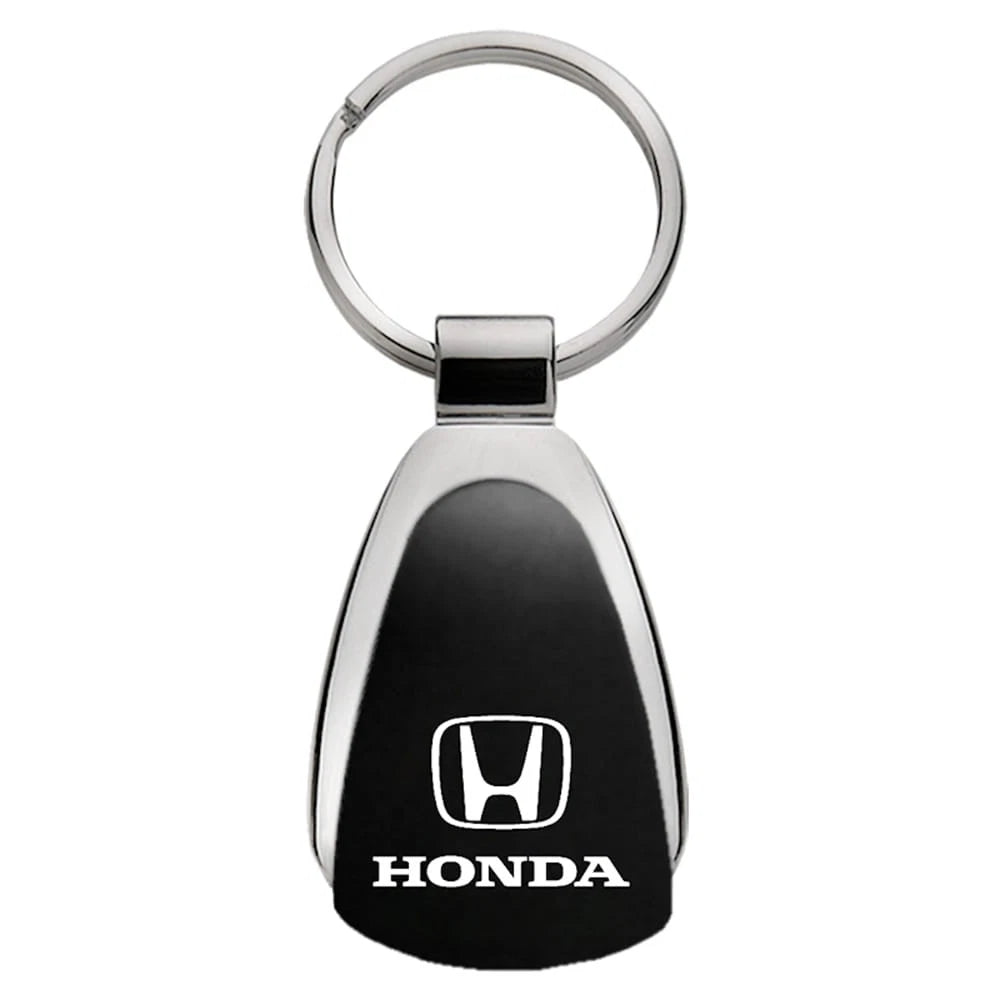 Black Teardrop Keychain KCK.HON - Officially Licensed for Honda