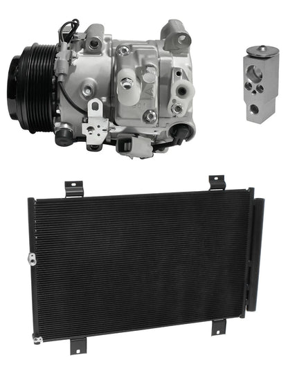 A/C Compressor Kit With Condenser Fits Toyota Highlander 3.5L (2008–2008)