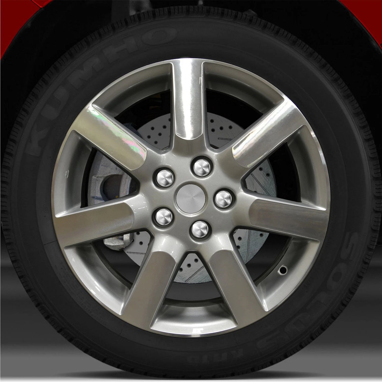 17x7 Factory Wheel (Fine Metallic Silver) For 2004-2006 Nissan Maxima