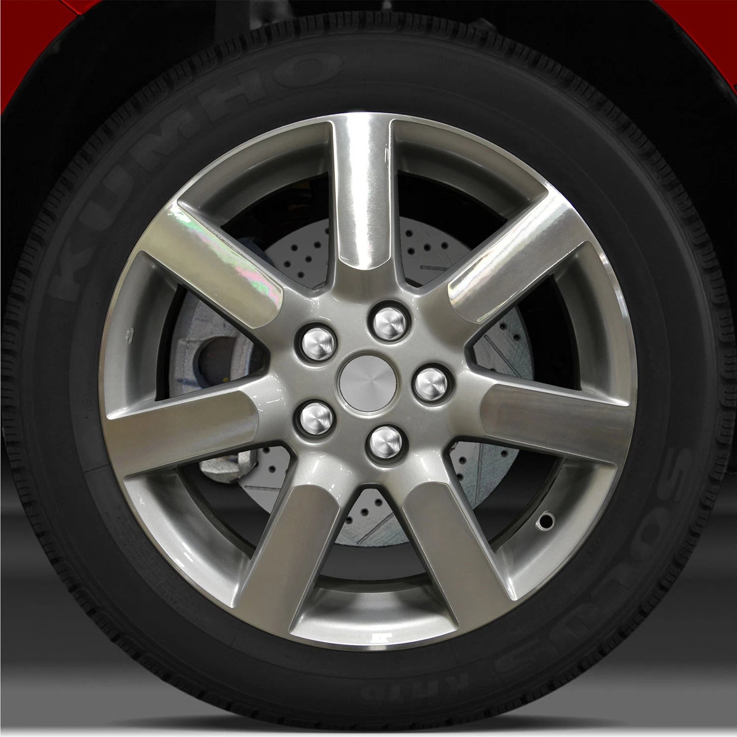 17x7 Factory Wheel (Fine Metallic Silver) For 2004-2006 Nissan Maxima
