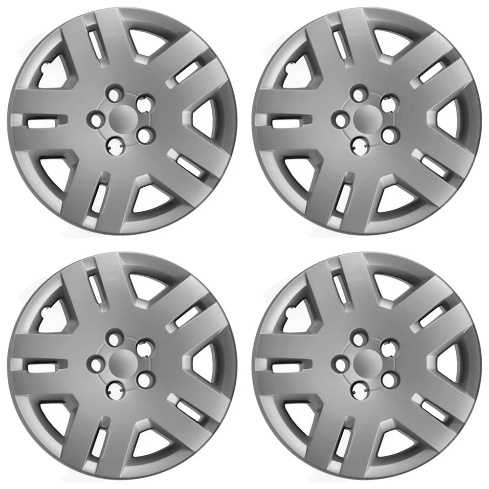 4 17" Bolt On Hub Caps Full Rim Wheel Covers for 07-14 Dodge Avenger Caliber 200