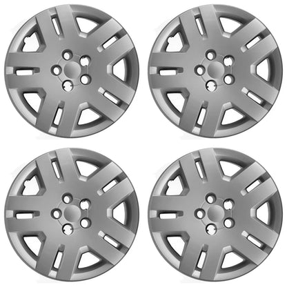 4 17" Bolt On Hub Caps Full Rim Wheel Covers for 07-14 Dodge Avenger Caliber 200
