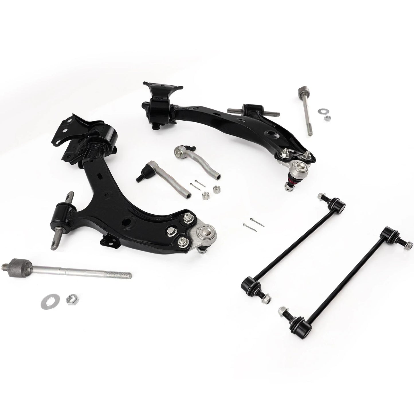 8pc Front Lower Control Arms & Tie Rods for Honda CR-V (2015–2016)