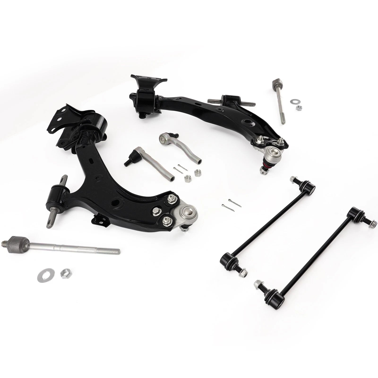 8pc Front Lower Control Arms & Tie Rods for Honda CR-V (2015–2016)