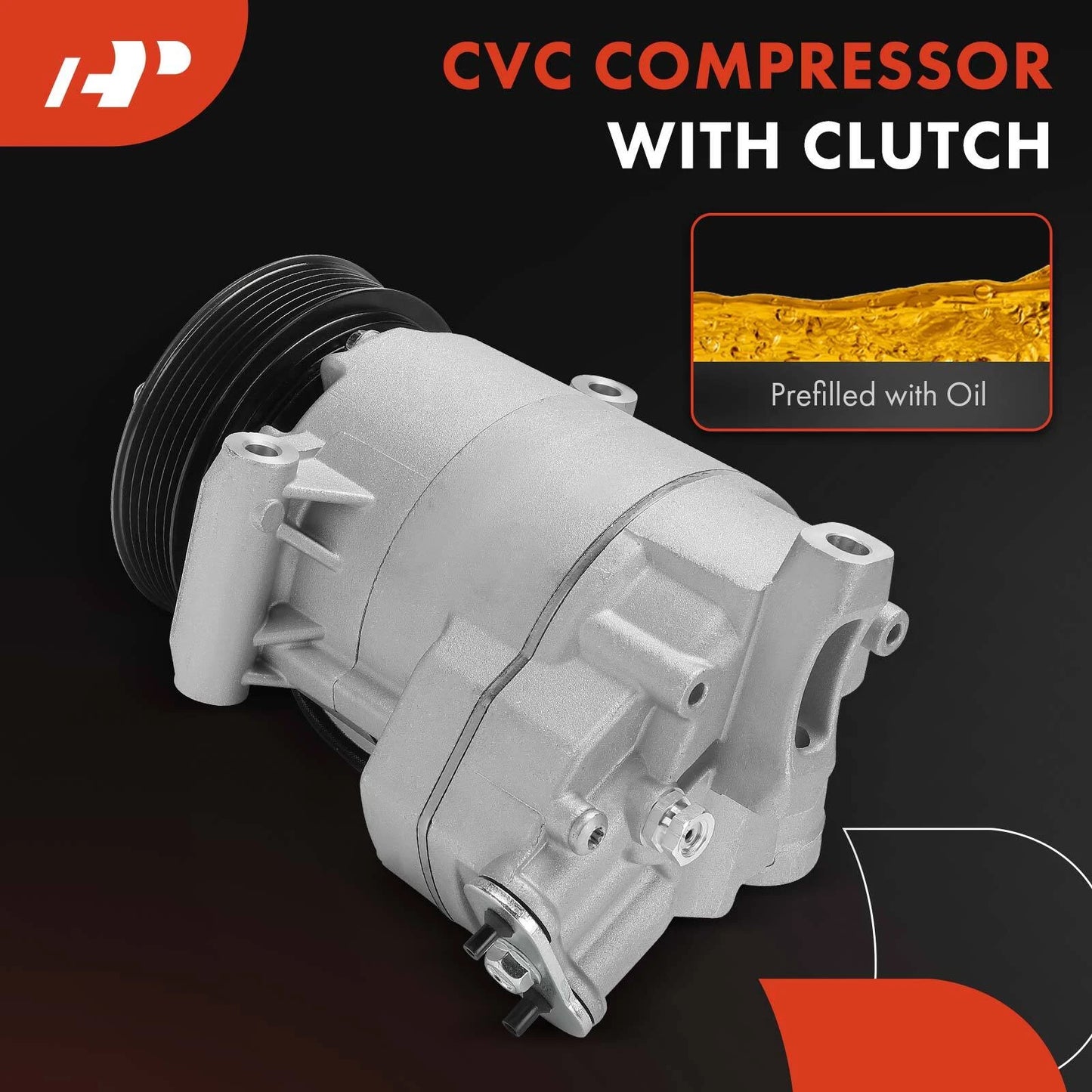 A/C Compressor with Clutch for Buick Cascada (2016–2019)
