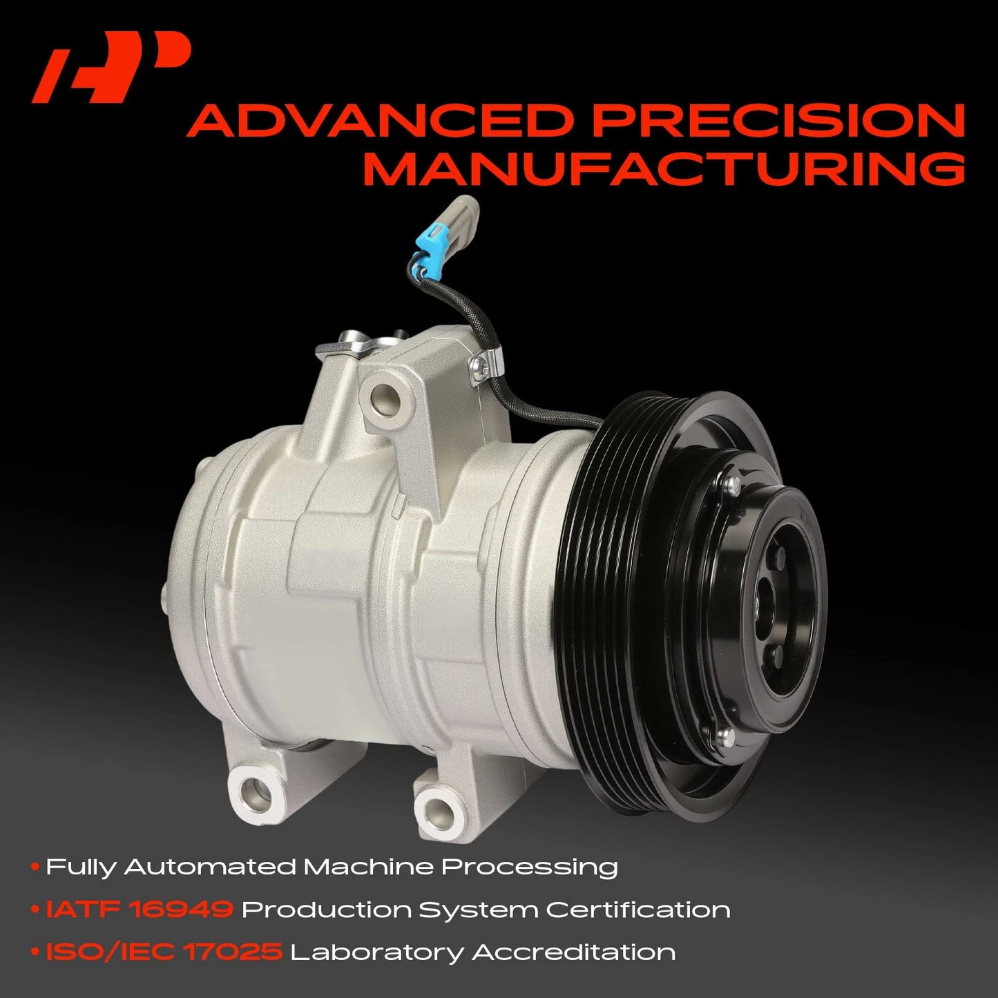 A/C Compressor with Clutch for Chevy Colorado GMC Canyon (2004–2012)