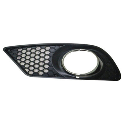 Replacement Black Chrome Driver Side Front Outer Bumper Grille