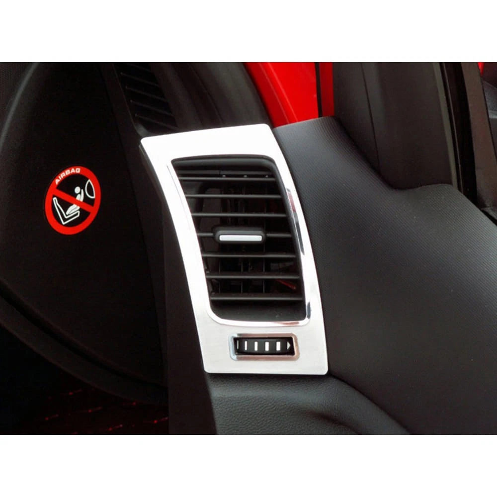 Brushed Stainless Steel A/C Door Vent Trim for 2008-2009 Pontiac G8 GT