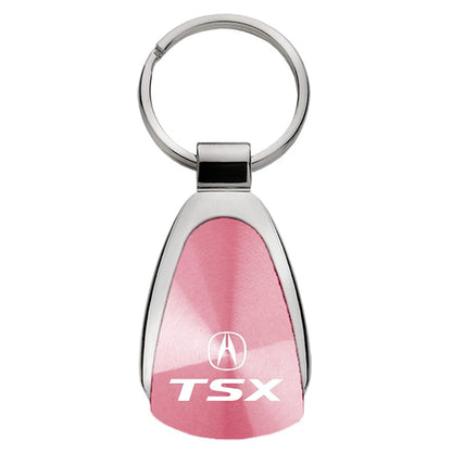 Pink Teardrop Keychain KCPNK.TSX - Officially Licensed for Acura TSX