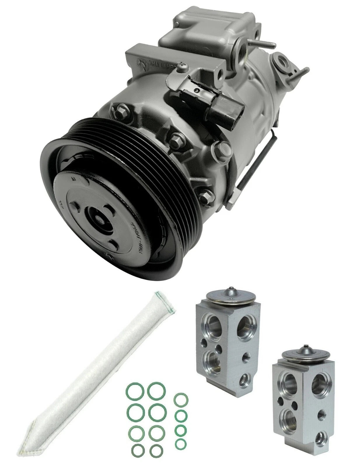 AC Compressor Kit With Condenser for Hyundai Santa Fe Sport (2015–2016)