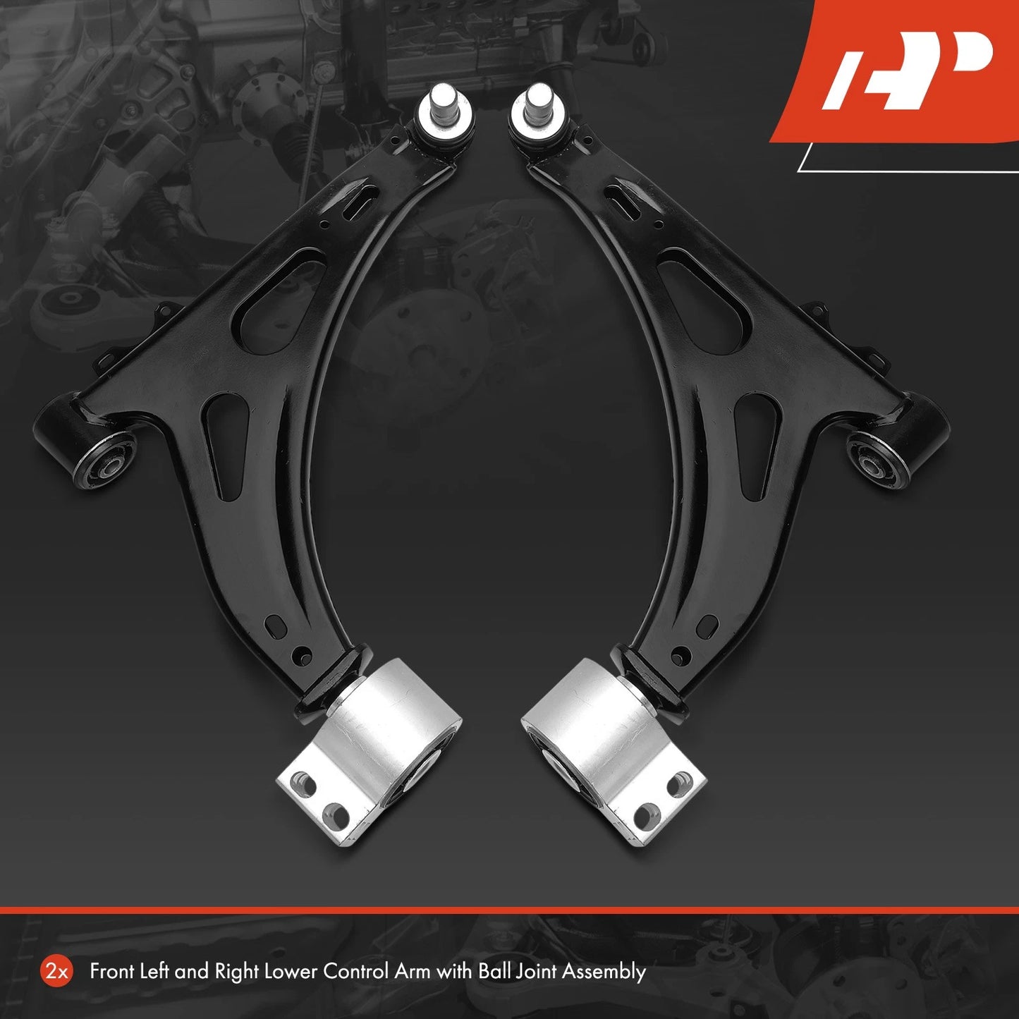 2X Front Lower Control Arm & Ball Joint for Chevrolet Impala (2014–2020)