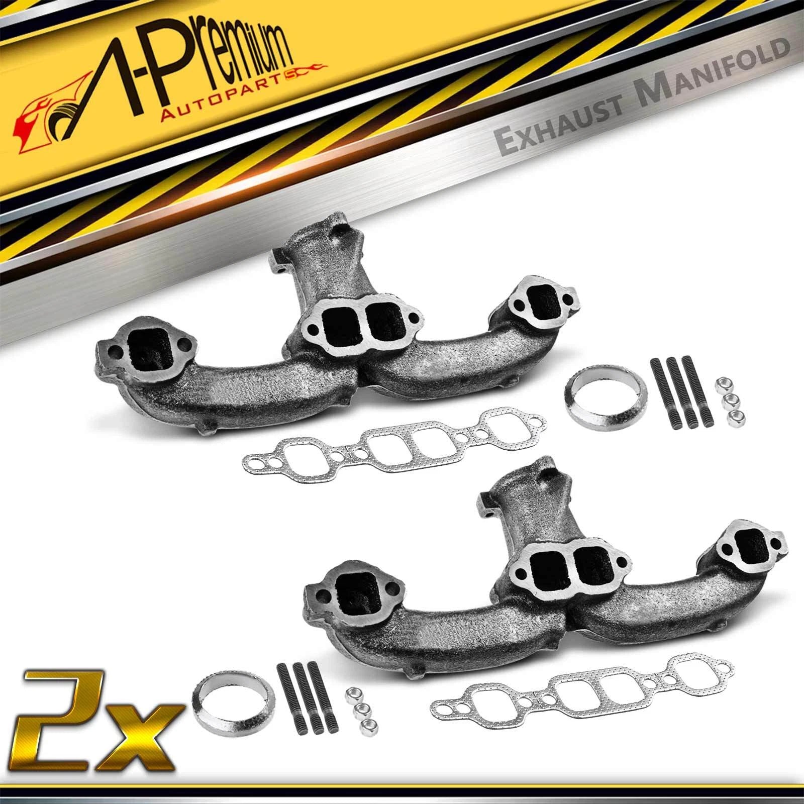 2X Exhaust Manifold with Gasket for Chevy Corvette (C60)
