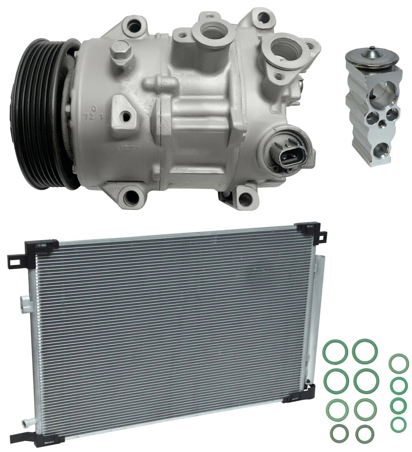 AC Compressor Kit with Condenser for Toyota RAV4 2.5L (2019–2022)