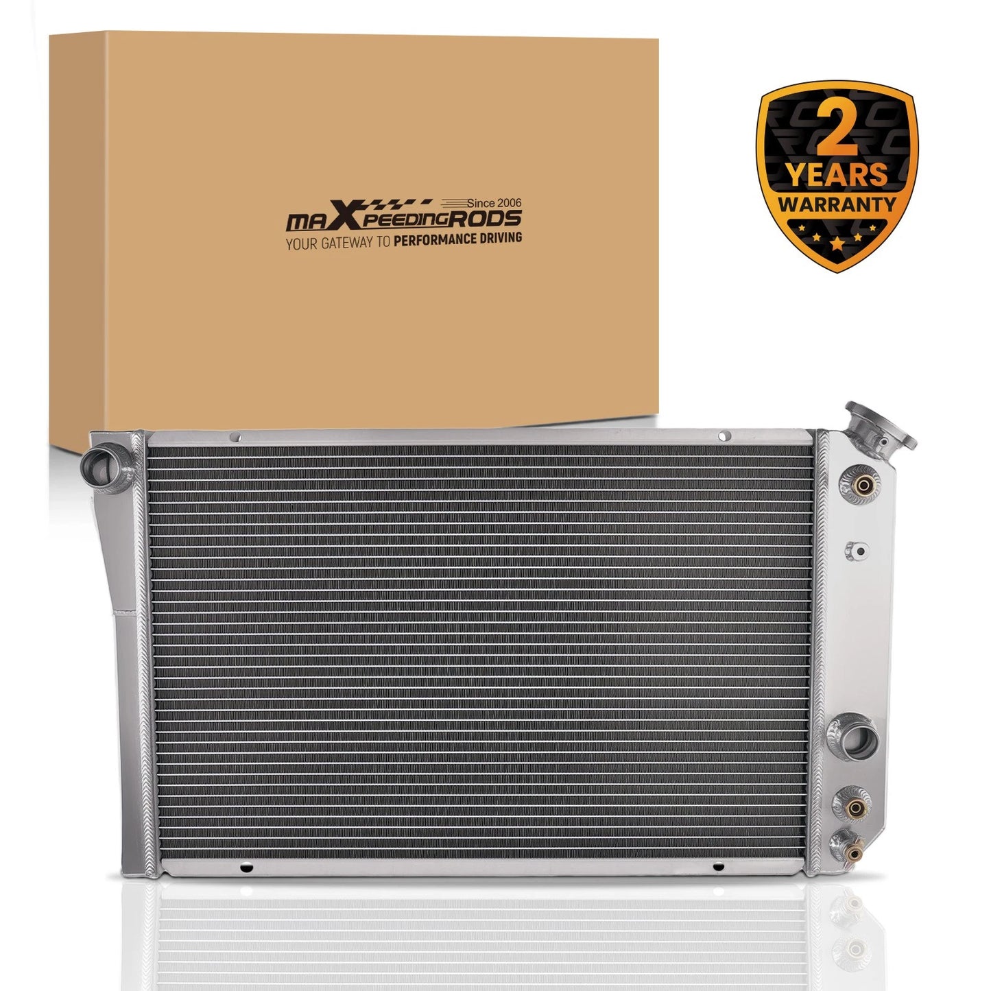 Aluminum Radiator for Chevrolet Corvette 5.7L V8 (1984–1990)
