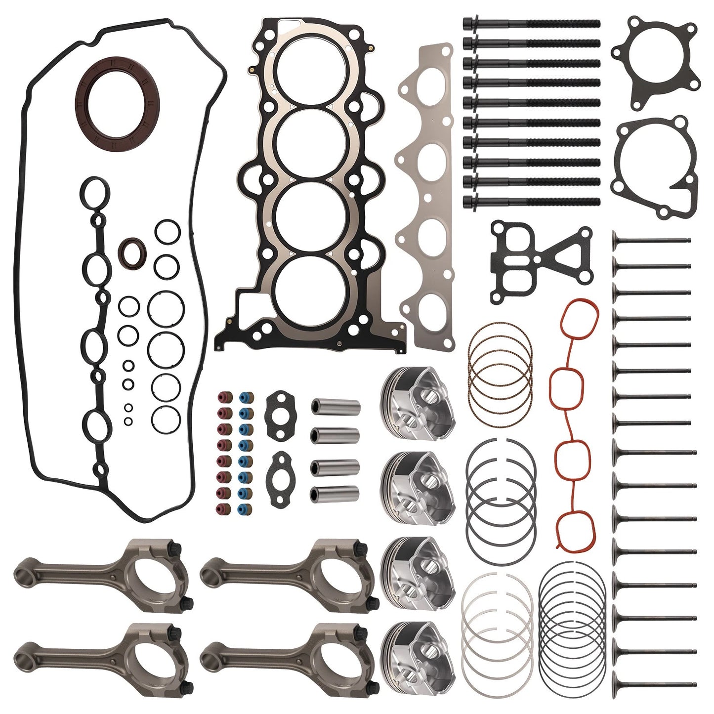 Engine Rebuild Kit for Hyundai Accent Veloster Kia Rio Soul (2012–2019)