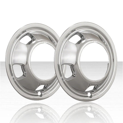 2 Front for DODGE RAM 3500 03-18 Chrome 17" Dual Wheel Simulators Dually Covers