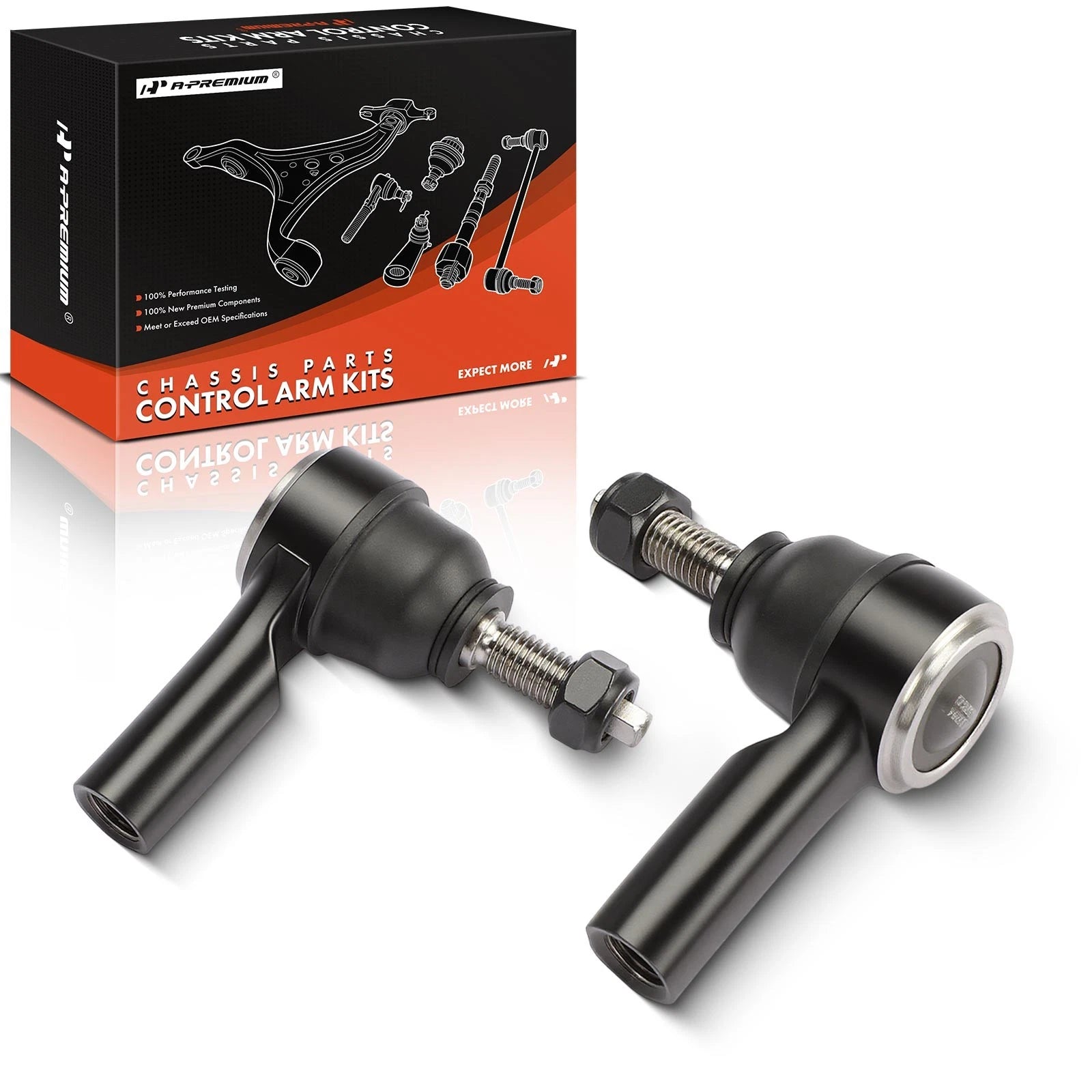 2X Outer Tie Rod Ends for Chevrolet Aveo Hatchback (2006–2011)
