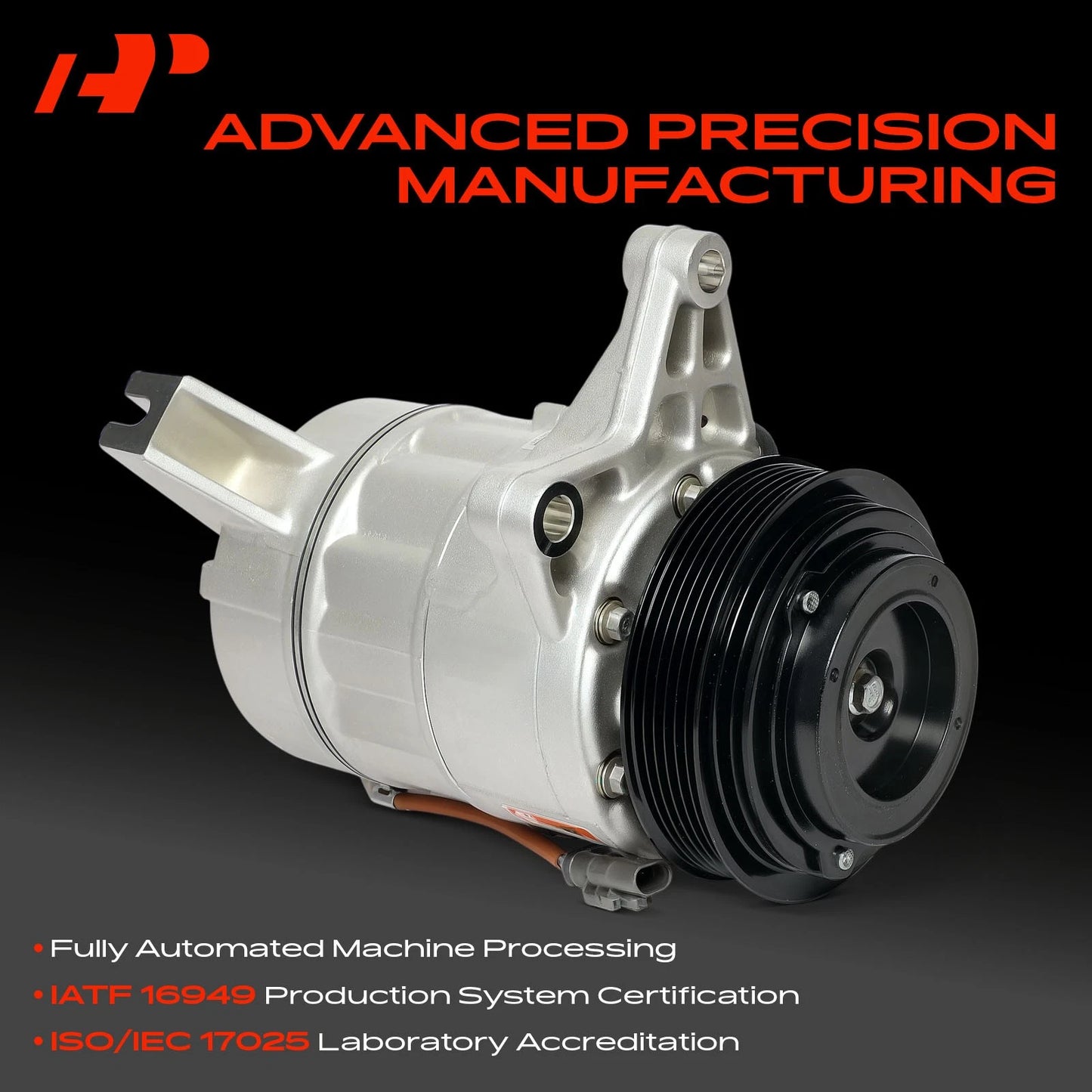 A/C Compressor with Clutch for Buick LaCrosse Cadillac SRX (2012–2016)