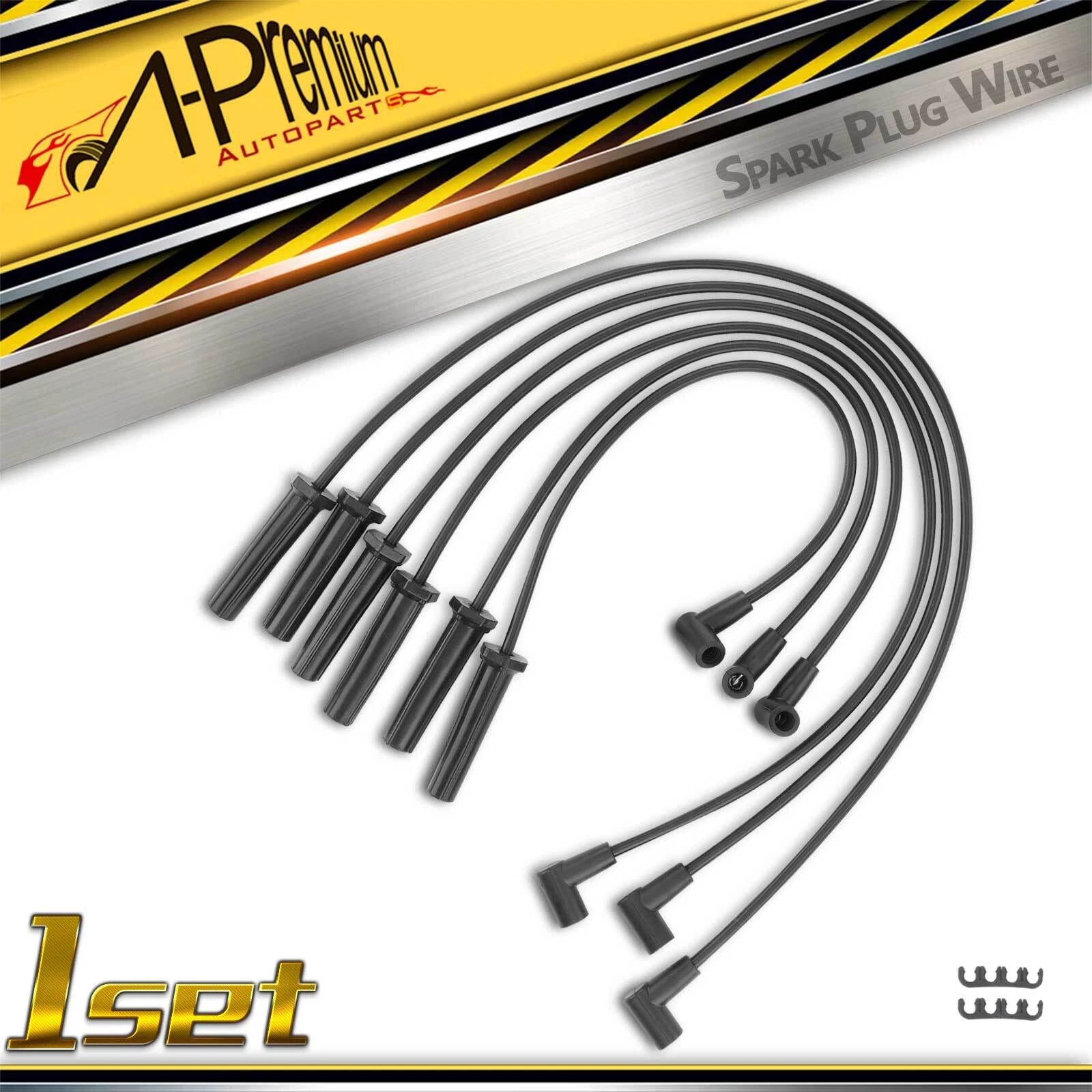 6X Spark Plug Wire Set for Buick Century Chevrolet Malibu