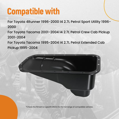 Engine Oil Sump Unit for Toyota 4Runner/Tacoma (1995–2004) Steel