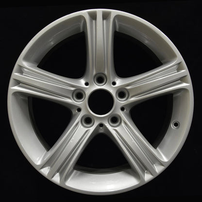 17x7.5 Wheel 5 Spoke Bright Silver Full Face Replacement for BMW ActiveHybrid 3 (2013–2014)