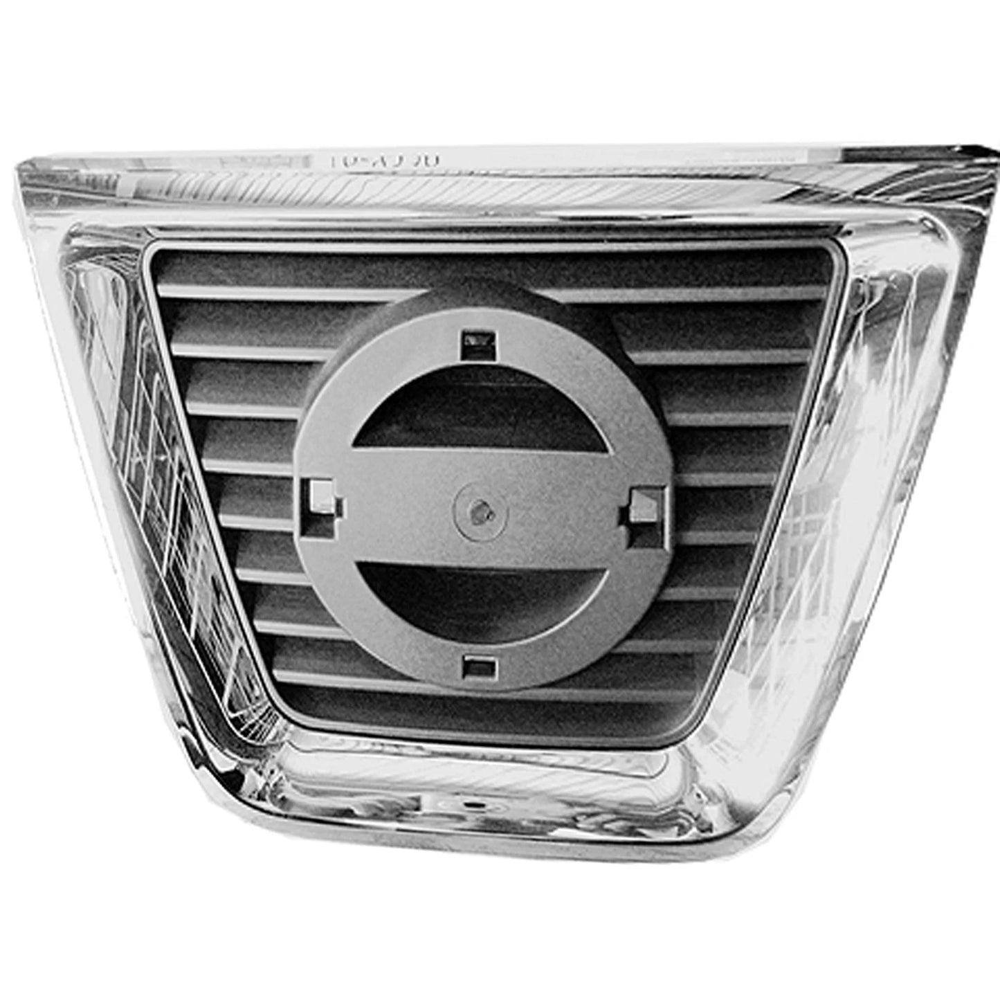 Front Center Grille Replacement Gray Chrome Plastic for Nissan Rogue (2008–2010)