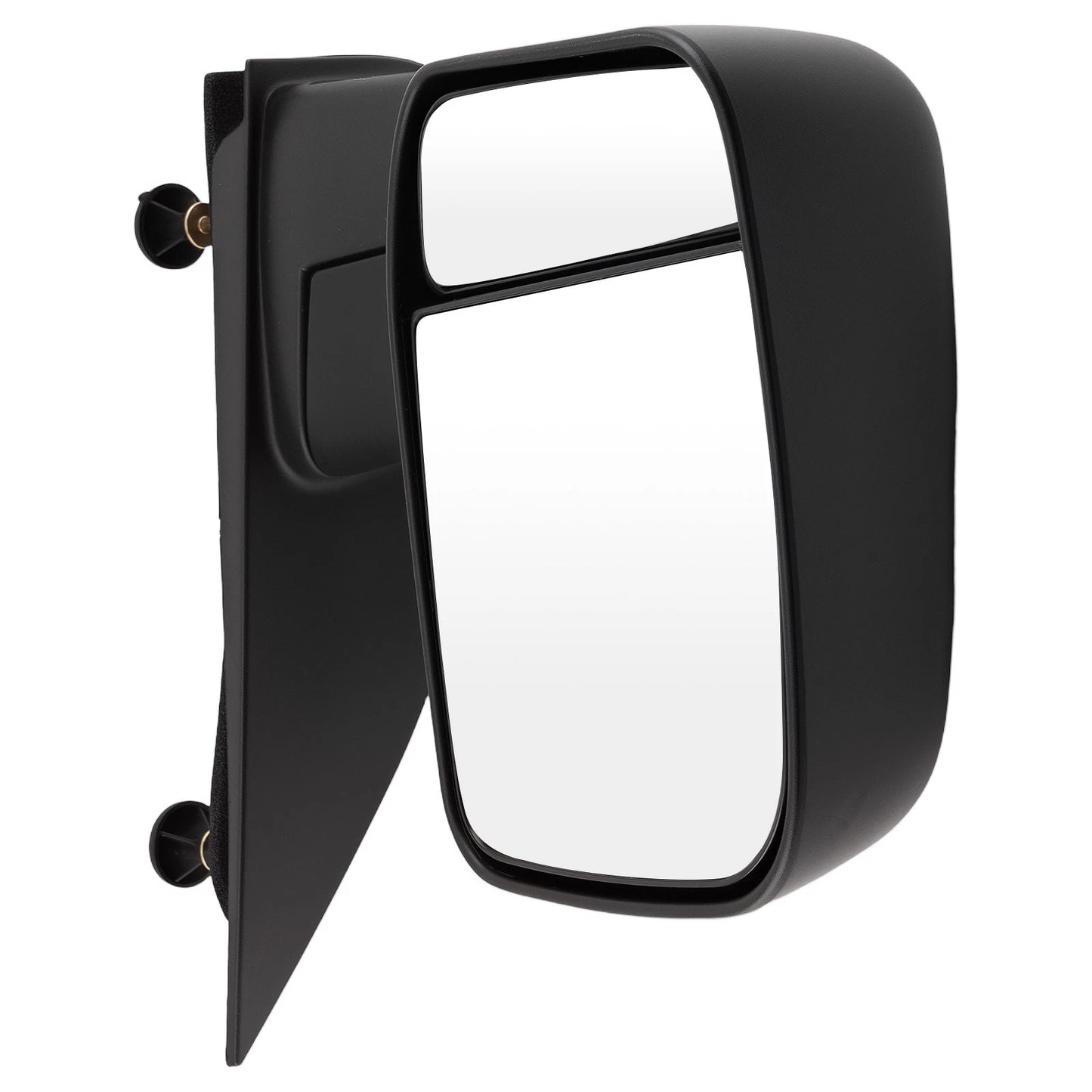 Left Side Mirror Manual Fold for Ford E-150 (2003–2013) Black ABS