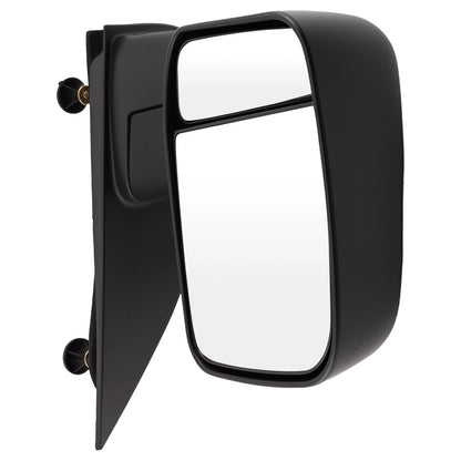 Left Side Mirror Manual Fold for Ford E-150 (2003–2013) Black ABS