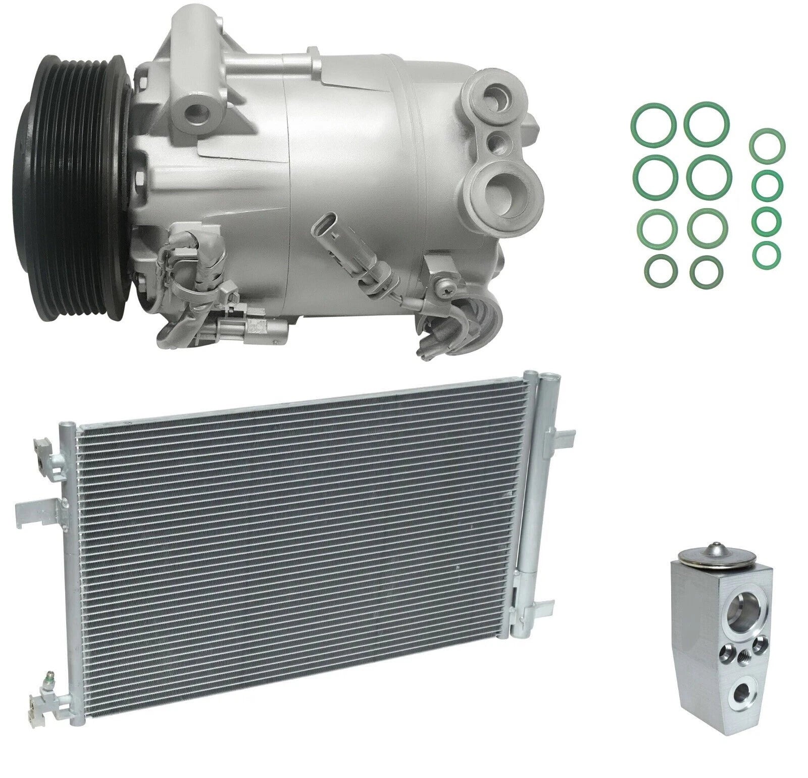 AC Compressor Kit W/ Condenser for Buick Regal 2.4L (2014–2014)