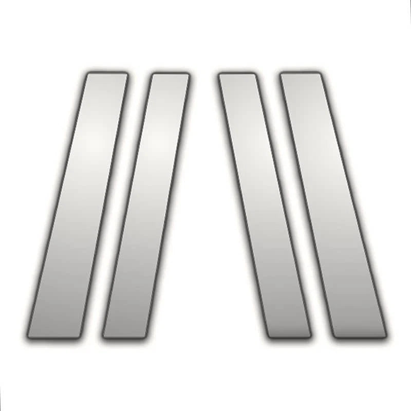 4Pc Chrome Pillar Post Covers for Honda Fit (2001–2008)