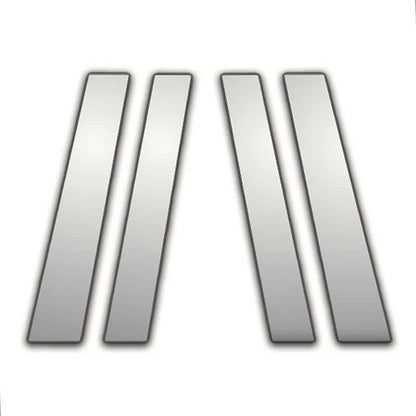 4Pc Chrome Pillar Post Covers for Honda Fit (2001–2008)
