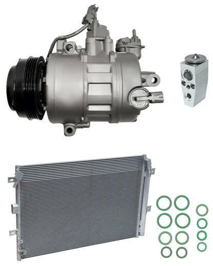 A C Compressor Kit With Condenser for Ford Edge 2.0L (2018–2018)