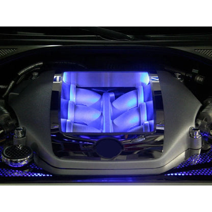 Engine Shroud Cover Stainless Steel LED Kit for Nissan GT-R (2009–2010)
