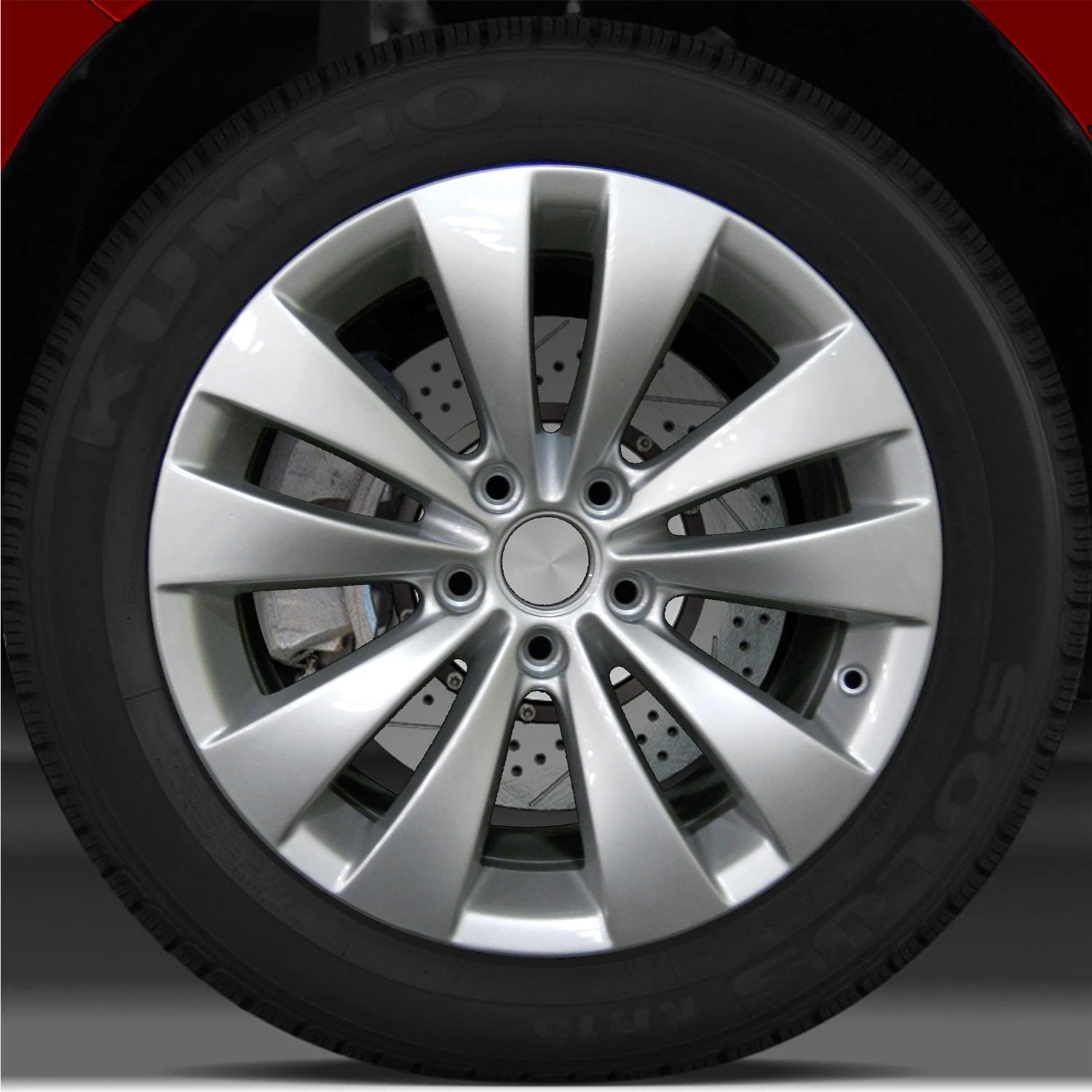 17x8 Factory Wheel (Bright Fine Metallic Silver) For 2009 Volkswagen Passat