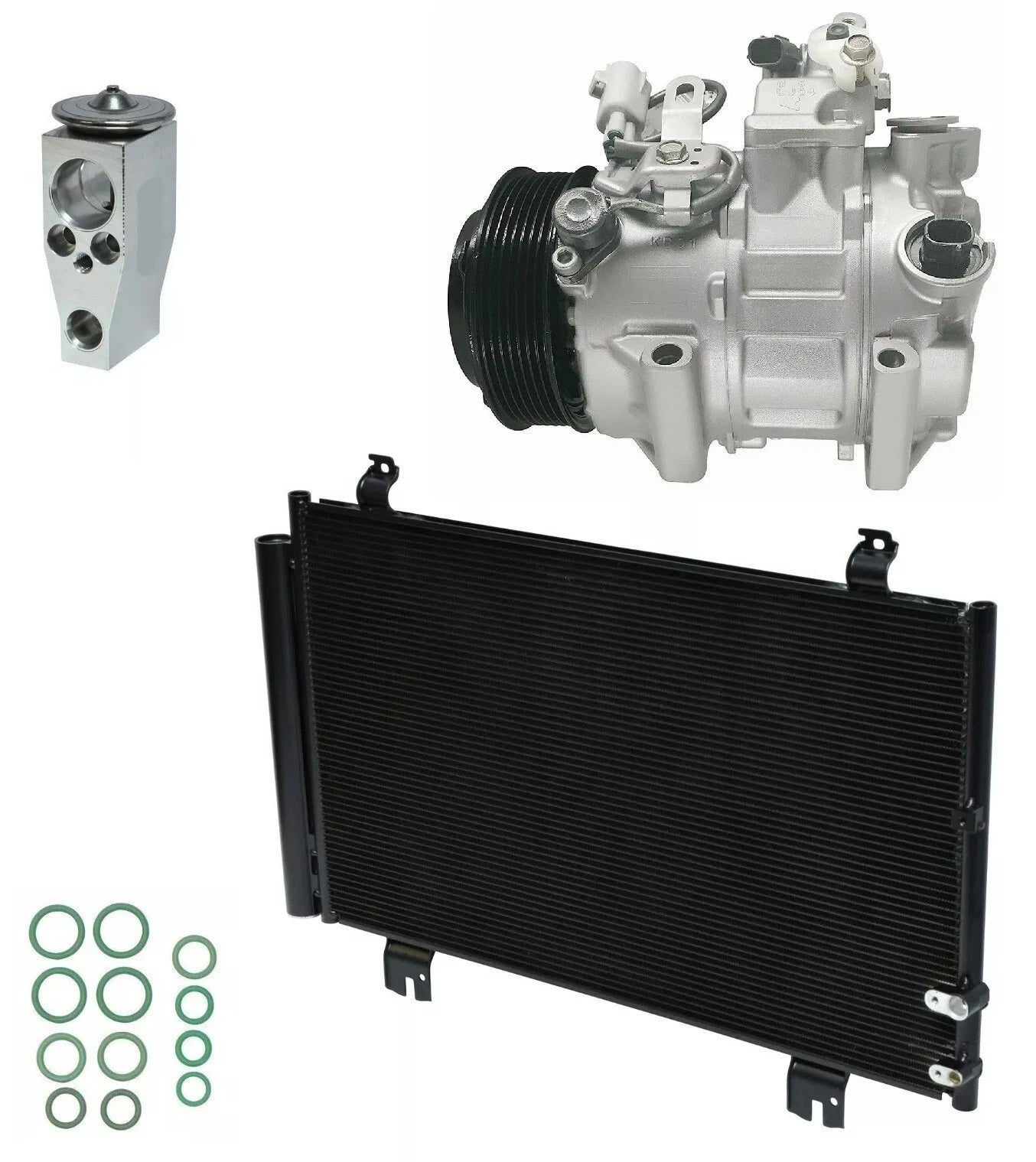 AC Compressor Kit with Condenser for Lexus GS350 3.5L V6 (2015–2015)