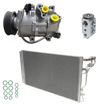 AC Compressor Kit With Condenser for Kia K900 3.8L (2016–2016)