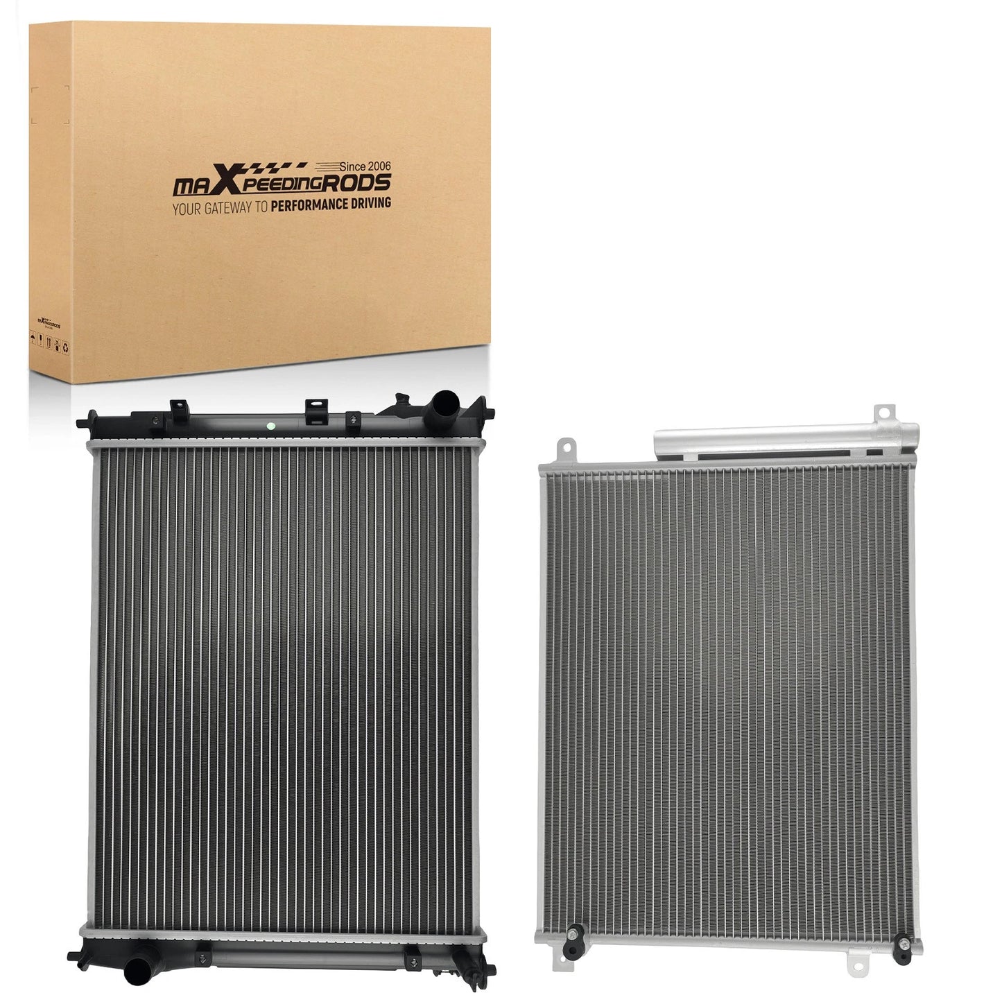 Aluminum Radiator and Condenser for Honda Civic (2016–2019)