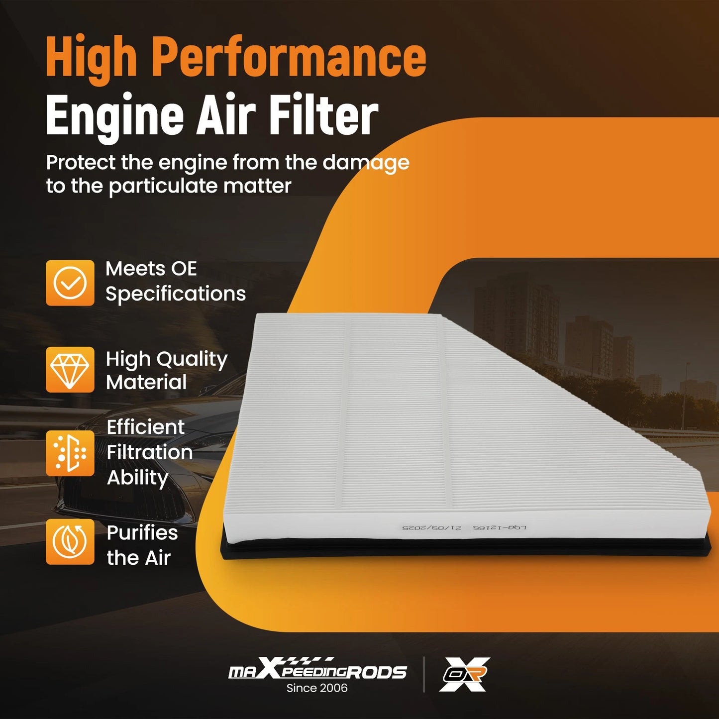 Engine Air Filter for Chevrolet Traverse (2018–2023) 3.6L