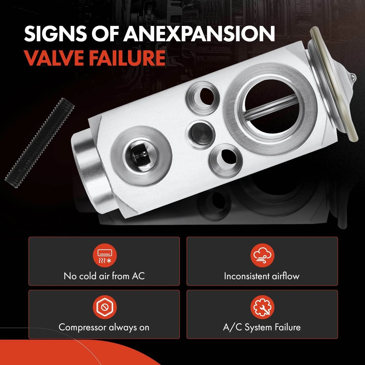 A/C Expansion Valve for Chevy Traverse GMC Acadia Buick Enclave (2009–2017)