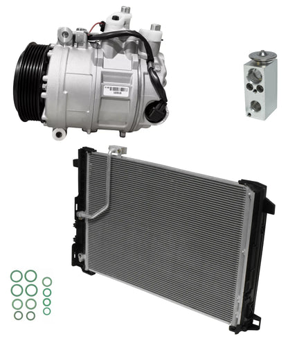 A/C Compressor Kit With Condenser for Mercedes SLK55 AMG (2015–2016)