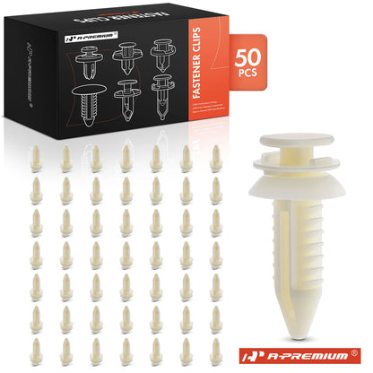 50Pcs Nylon Door Trim Panel Retainer Clips for Chevy